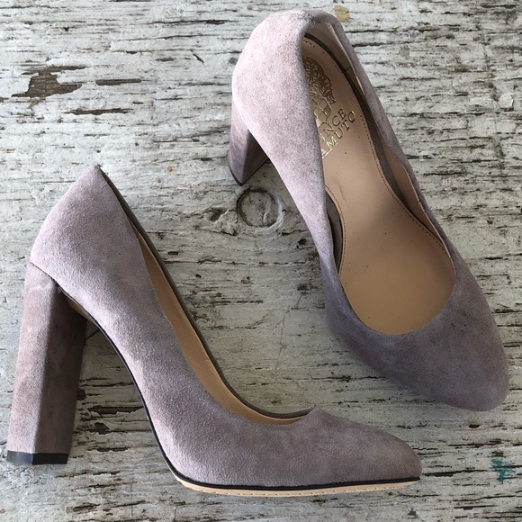 light gray high heels